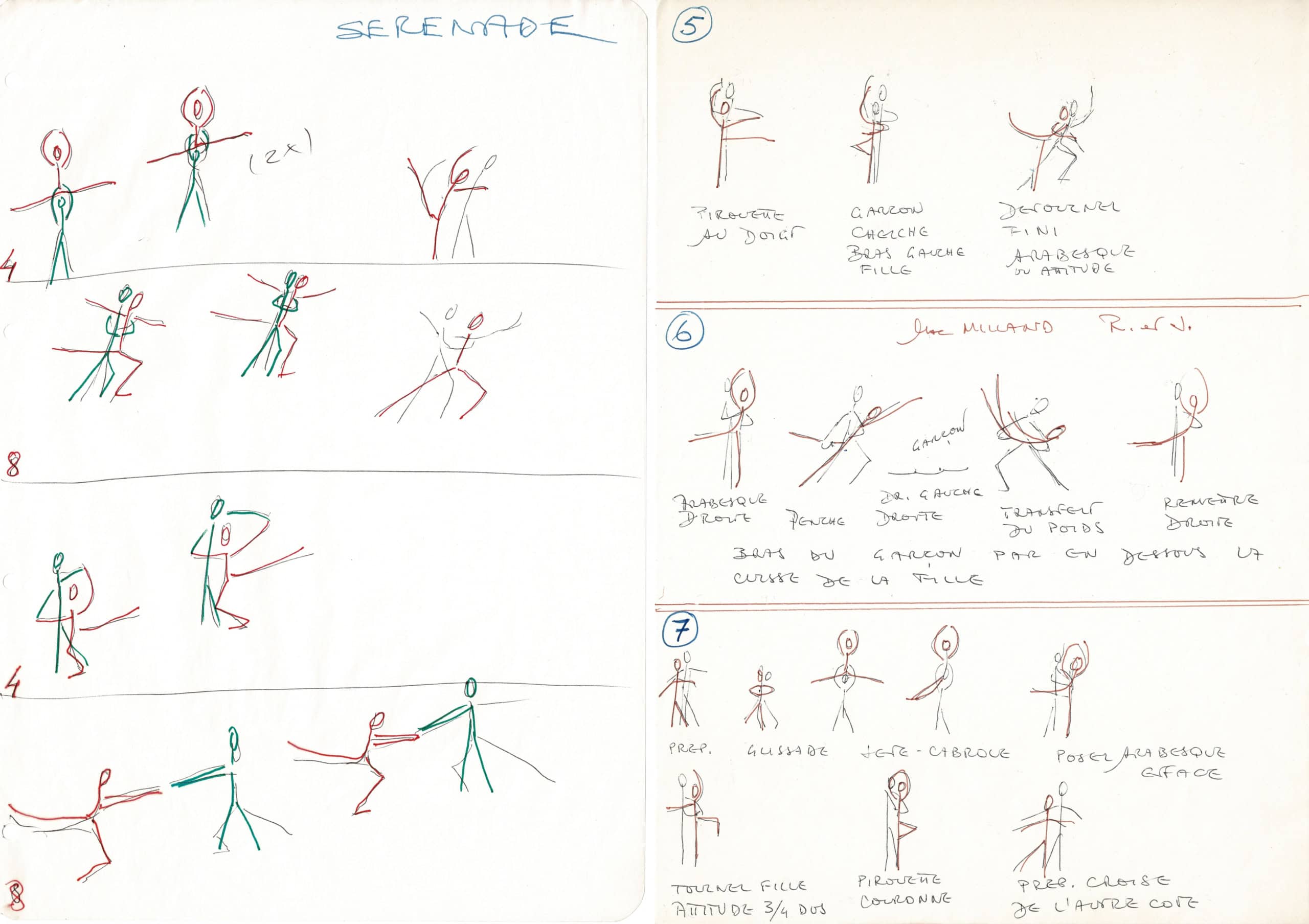 Cahier d’exercices proposés par Beatriz Consuelo. Années 1990. Fondation SAPA, Fonds Beatriz Consuelo. A-2000-AR/021